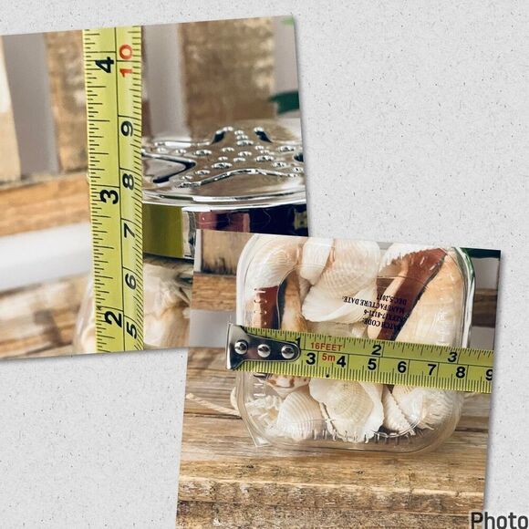 NWT GC Naturals VANILLA COCONUT scented seashells Decorative Glass Aroma Jar - Picture 11 of 12